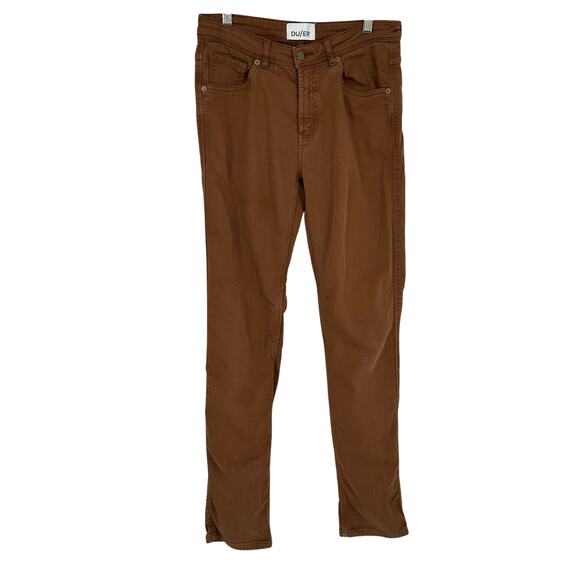 DU/ER Duer No Sweat Relaxed Taper Pants in Rust  28 X 32 Slim Casual WNS0A033 - Picture 1 of 10